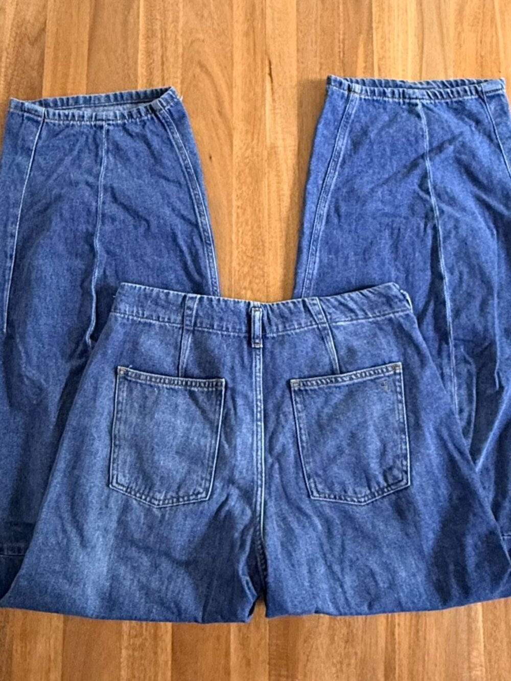 Pilcro Anthropologie Georgia Full‎ Length High Rise Barrel Jeans - Size 27 - Picture 5 of 10